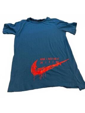 Nike Boys Blue Dri-Fit Athletic Shirt XL - Nike Sportswear